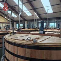 Alambic en cuivre écossais traditionnel Boben 100L-15000L, équipement commercial de distillation de whisky pour la production d'alcool