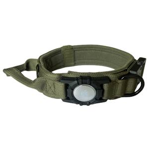 Alta calidad de alta resistencia Metal <span class=keywords><strong>Buck</strong></span> <span class=keywords><strong>Dog</strong></span> GPS Tracker <span class=keywords><strong>Collar</strong></span> táctico Airtag soporte de silicona Material de nailon sólido - Product Image 1