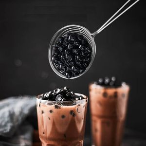 กระชอนกรองเฟรนช์ฟรายส์แบบขายส่ง ตาข่ายกรองแบบมีด้ามจับยาว ทำจากสแตนเลส - Product Image 3