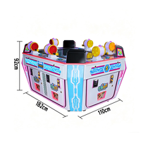 Machine de jeu de pêche à 6 joueurs, jeu vidéo d'arcade à monnayeur pour parc d'attractions et centre de jeux