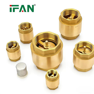 Valvola di non ritorno verticale ad alta pressione IFAN, valvola di controllo manuale in ottone da 1/2"-2" pollici - Product Image 1