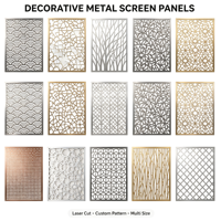 Panneau décoratif d'écran de confidentialité en métal pour extérieur, idéal pour jardin, patio, balcon et cour arrière