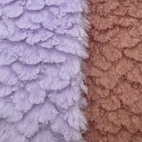 Offre Spéciale fichiers Longs Faux Fourrure Douce 100% polyester laine polaire pour tissu Tissus