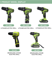 Tournevis électrique sans fil 18V, 36 V, batterie au Lithium-Ion, outils de remplacement, vente en gros