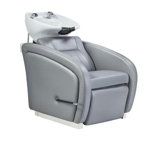 Fauteuil de lavage classique confortable pour salon de coiffure avec bac intégré, idéal pour le massage et la lavage des cheveux - Product Image 2