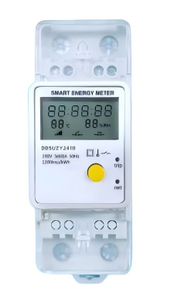 2P Single Phase Energy Meter Din Rail Mount 4G Module RS485 Remote Reading Electric Power Monitoring Device Class1 100A - Product Image 1