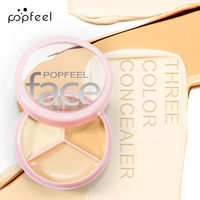 Marque privée Meilleure vente Maquillage imperméable à l'eau Cosmétique Produit de beauté POPFEEL 3 couleurs Correcteur