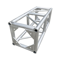 Truss de Aluminio Estándar 400x400mm con Perno, Sección Duradera para Iluminación de Escenario, Ideal para Stands de Ferias y Exhibiciones