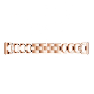 Pulsera <span class=keywords><strong>de</strong></span> Metal <span class=keywords><strong>de</strong></span> diamante <span class=keywords><strong>de</strong></span> lujo para <span class=keywords><strong>Fitbit</strong></span> Versa, correa <span class=keywords><strong>de</strong></span> reloj inteligente - Product Image 5