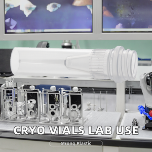 Clear Pp Plastic Cryo Tube 0.5ml 1ml 1.5ml 2ml For Laboratory Use - Product Image 2