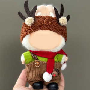 Poupée One Two Three Generations Wearable Christmas Suit Mini Toy Vêtements en coton polyester de haute qualité pour Gazi Sister - Product Image 3