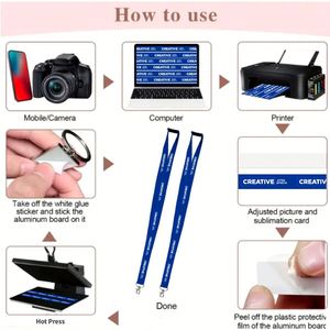 Eco-Friendly OEM ID Card Holder Lanyard with <b>Hook</b> for Business Card, Wedding Gift - Product Image 4