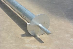 Pieux vissés galvanisés à chaud, ancres hélicoïdales pour la fondation de systèmes solaires et le soutien des bâtiments - Product Image 2