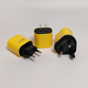 Custom all'ingrosso 2 in1 US EU UK Plug QC3.0 caricatore Usb ricarica rapida con cavo per telefono cellulare Android <span class=keywords><strong>Iphone</strong></span> - Product Image 4