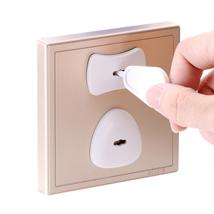 Producto de seguridad para niños Cubiertas de toma de corriente Protectores de enchufe de pared para seguridad de bebés - Product Image 5