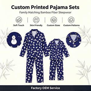 Vêtements assortis pour la famille, tenues de soirée pour bébés filles et garçons, ensemble mère-père - Respirant, style Europe-Amérique, <span class=keywords><strong>pyjama</strong></span> de Noël - Product Image 3