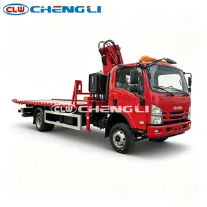 Nouveau prix usine – Camion de remorquage pliable Isuzu 4x2 à 2 essieux de 4,7 m pour le remorquage en parking - Product Image 5