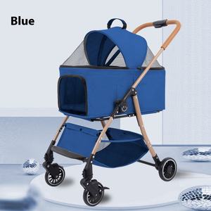 उच्च गुणवत्ता वाले फोल्डेबल पालतू ट्रॉली थोक बिल्ली और कुत्ते बैग वाहक ले जाने के लिए आसान - Product Image 5