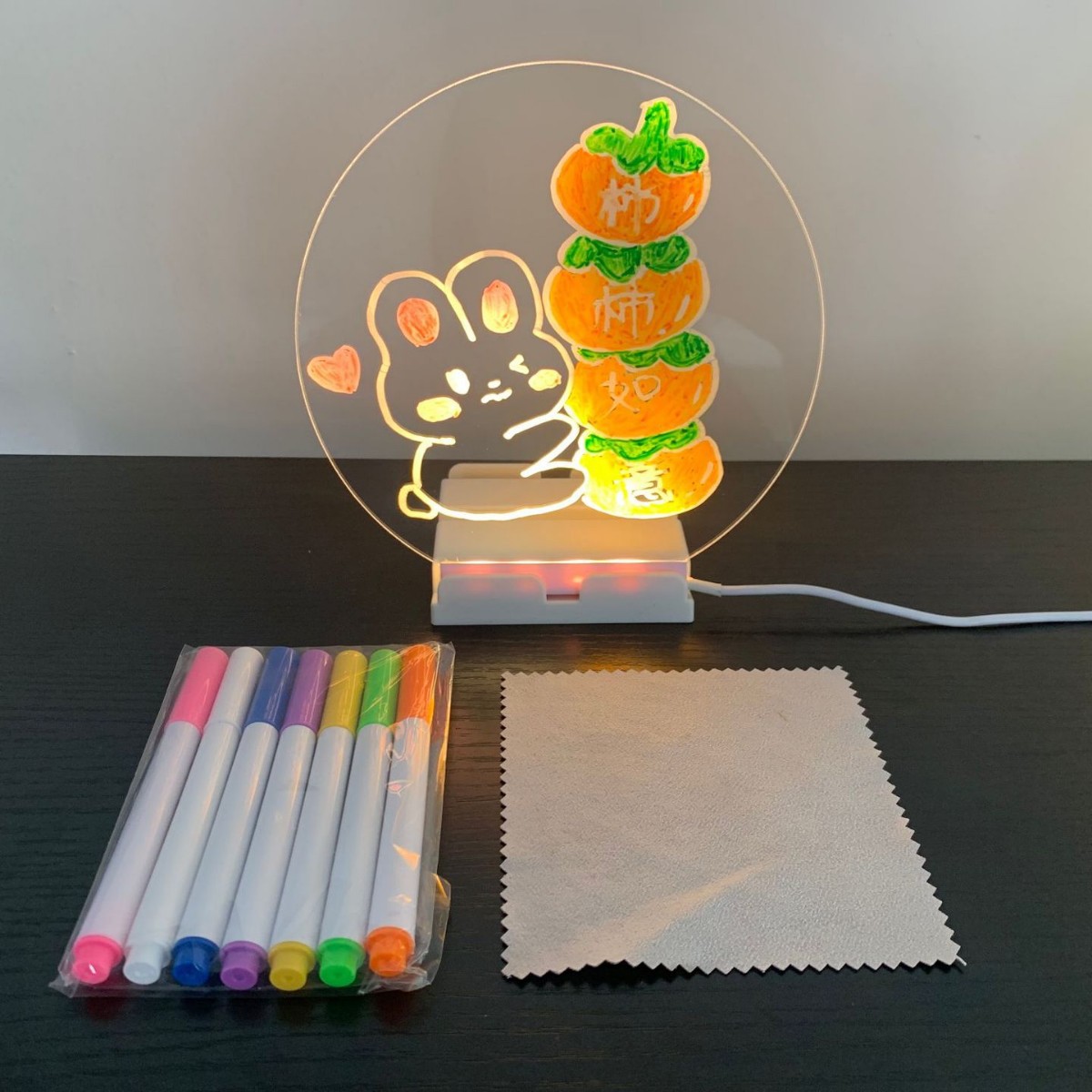 Trois bloc support rond planche à dessin 15*15cm