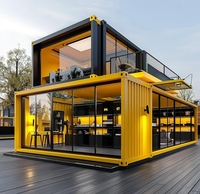 Maison conteneur modulaire préfabriquée de type capsule spatiale, au plan de conception moderne et personnalisé, ignifuge, respirante et facile à assembler, pour usage polyvalent.