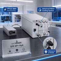 Miner de Bitcoin Bitmain Antminer S19 XP+ Hyd 293T 252T refroidi par eau SHA256 19J/T pour ferme minière