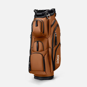 Luxury OEM Brand <b>Golf</b> Staff <b>Bag</b> 14 Way Leather <b>Golf</b> <b>Bag</b> Magnet Pocket Premium Tour <b>Golf</b> <b>Bag</b> for Men - Product Image 4