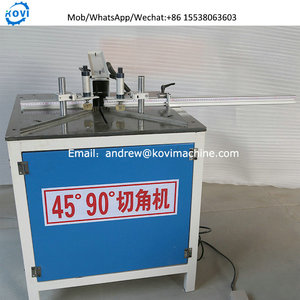 Automática 45 ángulo de 90 grados a nivel de la máquina de corte de aluminio marco de fotos madera precio de la máquina de corte - Product Image 2