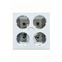 Élégante lampe chauffante de plafond à 4 ampoules, chauffage rapide et silencieux, haute efficacité, ventilation d'air