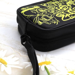 Bolsa de Maquillaje de Cuero PU con Logotipo Personalizado, Organizador Impermeable de Viaje, Bolsa de Cosméticos con Cierre - Product Image 3