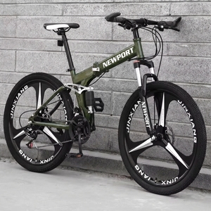 Bicicleta de Montaña Plegable de 21 Velocidades al por Mayor, Bicicleta de Montaña Plegable de 26 Pulgadas para Adultos Hombres - Product Image 3