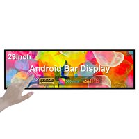 Monitor Táctil Capacitivo de 10 Puntos, Monitor LCD Android de 29 Pulgadas, Pantalla Dividida 1920X540, Monitor de Barra Estirada con Pantalla Táctil