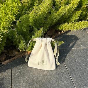 Wholesale Factory Price 100% Organic Fabric <b>Drawstring</b> Dust Bag Small Canvas Cotton <b>Pouch</b> - Product Image 5