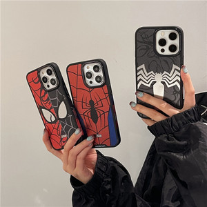 Moda Cool Marvel Cartoon <span class=keywords><strong>Spider</strong></span> <span class=keywords><strong>Man</strong></span> custodia per telefono antiurto Anti-perso custodia per telefono per Iphone 16 17 Pro Max Iphone 14 15 Plus - Product Image 1