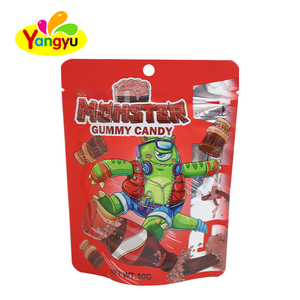 Monstre de bonbons de vente chaude emballé dans un récipient en forme de cola saveur douce et aigre-douce - Product Image 4