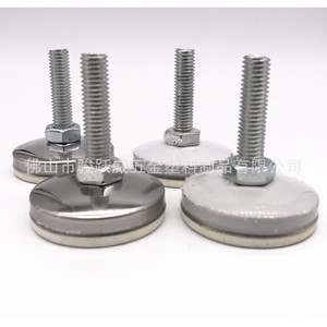 Junyuewei <b>Adjustable</b> Foot Pad 50mm M8 M10 Stainless Steel Chair <b>Leg</b> Support Furniture <b>Height</b> Adjustment Injection Molding Modern - Product Image 5