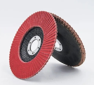 AO disco lamellare calcinato disco 4.5 pollici 115mm T27 T29 medio carburo di silicio dischi abrasivi per smerigliatrice angolare OEM - Product Image 1