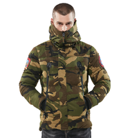Vente en gros Parka d'hiver vestes en coton plus épais à capuche Chaquetas Hombre Camouflage pardessus hommes Casual Camouflage vestes hommes