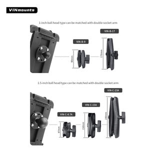 Reasonable Price Perfect Double Socket Arm Simple Lock Mount <b>Tablet</b> <b>Stand</b> for Car - Product Image 4