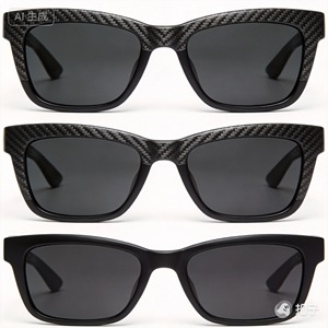 Lunettes de soleil en fibre de carbone tricotées - Très légères, motif bronzé, unisexe - Product Image 3