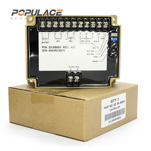 Populace Generator <b>Speed</b> Control Board 30-98693 Electronic Governor Diesel Generator <b>Controller</b> - Product Image 1