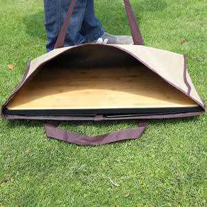 เขียงไม้ไผ่ทรงสี่เหลี่ยมผืนผ้า 59.8X34.8X1 ซม. เขียงไม้เนื้อแข็งสำหรับใช้ในครัว - Product Image 4