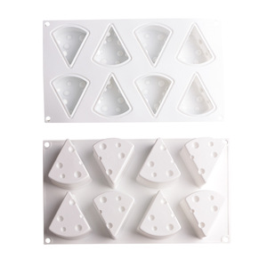 Silicone Cheese Mold 8-Cavity Flexible Non-Toxic Reusable For Cake Mousse Ice Cream Soap DIY - Product Image 5