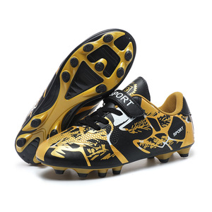 Chaussures de football pour enfants en gros à scratchs, chaussures de football d'entraînement pour enfants, crampons de football pour gazon pour garçons - Product Image 5