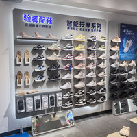 Supports d'affichage muraux modernes en métal sur mesure pour chaussures décontractées et de sport pour enfants