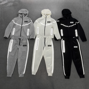 Survêtement technique réfléchissant pour <span class=keywords><strong>homme</strong></span>, nouvelle arrivée, séchage rapide, respirant, léger, écologique, grande taille - Product Image 6