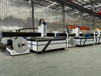 HUAXIA 2025 CNC Machine de découpe de plaque de tube laser à fibre haute vitesse haute précision automatique plaque de tube en métal AI BMP PLT Hiwin