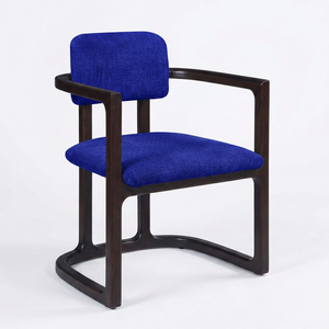 Fauteuil de salle à manger rembourré avec structure en bois courbé, mobilier moderne pour restaurant, hôtel, café, meubles sur mesure - Product Image 4