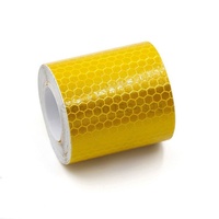 Ruban adhésif réfléchissant prismatique en PVC de 5 cm x 3 m pour la sécurité des voitures, des camions et des motos