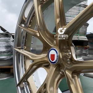 GVICHN personalizado 2 piezas Super profundo cóncavo cepillado bronce pulido labio para BMW PORSCHE ruedas forjadas 5x112 5x114,3 5x120 5x130 - Product Image 5