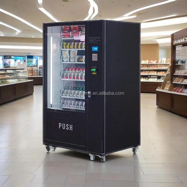 Intelligent Office Retail Store Vending Machine with Refrigeration Snacks and Bottle Sales Function Includes SDK